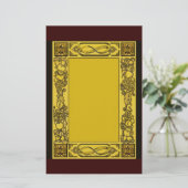 Englische WiederherstellungWoodcarvings Briefpapier (Stehend Vorderseite)