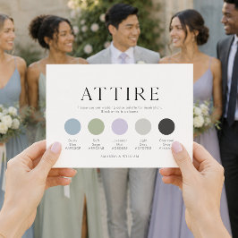 Englische Wiese Hochzeitskleidung Karte