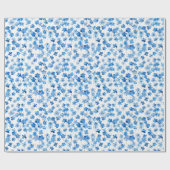 Englische Wildblumen vergessen-Me-Nots Geschenkpapier (Flach)