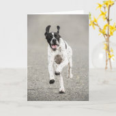 Englische Zeiger-Gruß-Karte Karte (Gelbe Blume)