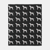 Englische Zeiger-Liebe Fleecedecke (Vorderseite)