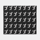 Englische Zeiger-Liebe Fleecedecke (Vorderseite (Horizontal))