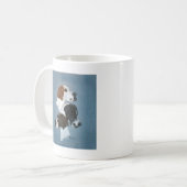 Englische Zeiger-Trio-Kopf-Studie Kaffeetasse (Vorderseite Links)