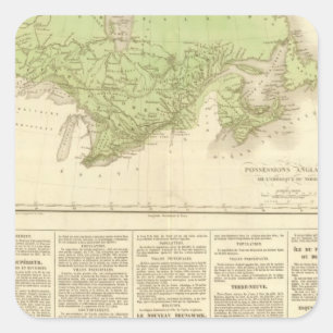 Englischer Besitz Quadratischer Aufkleber