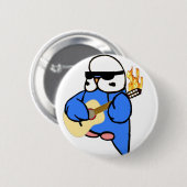Englischer Budgie Unplugged Button (Vorne & Hinten)