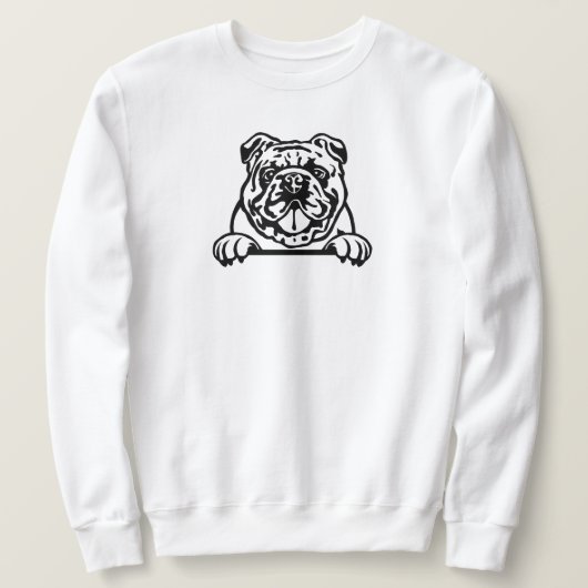 englischer Bulldog Sweatshirt (Design vorne)