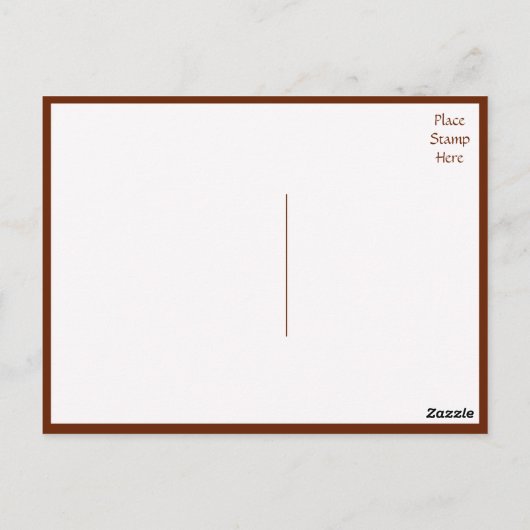 Englischer Bulldog Welpe Hund Postkarte (Rückseite)