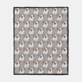 Englischer Bulldoggen-FleeceThrow, irgendeine Fleecedecke (Vorderseite)