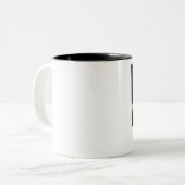 Englischer Bulldoggen-Liebhaber! Zweifarbige Tasse (Vorderseite Links)