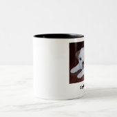 Englischer Bulldoggen-Liebhaber! Zweifarbige Tasse (Mittel)