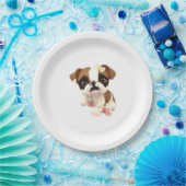 Englischer Bulldoggen-Pappteller Pappteller (Party)