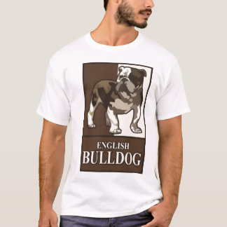 Englischer Bulldoggen-T - Shirt