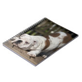 Englischer Bulldoggen-Welpe Notizblock (Linke Seite)