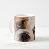 Englischer Bulldoggenwelpe Kaffeetasse (Vorderseite Links)