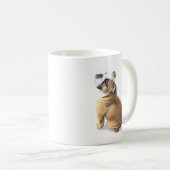 Englischer Bulldoggenwelpe Kaffeetasse (VorderseiteRechts)