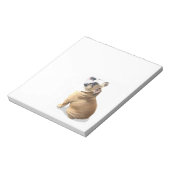 Englischer Bullenhund Welpe mit Herzdesign CUSTOMI Notizblock (Rotiert)