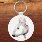 englischer Bullterring Schlüsselanhänger (Vorderseite)