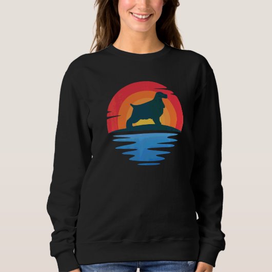 Englischer Cocker Spaniel Hund  3 Sweatshirt (Vorderseite)