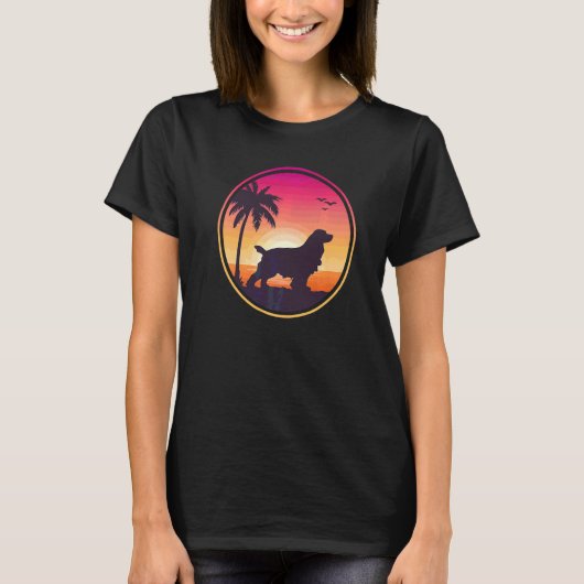 Englischer Cocker Spaniel Hund  5 T-Shirt (Vorderseite)