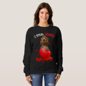 Englischer Cocker Spaniel Hund Ich stehle Herzen S Sweatshirt (Vorne ganz)