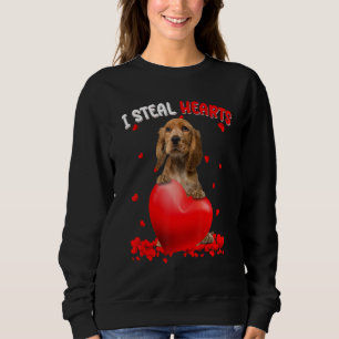 Englischer Cocker Spaniel Hund Ich stehle Herzen S Sweatshirt