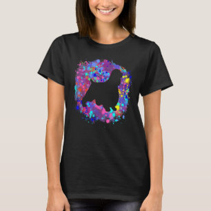 Englischer Cocker Spaniel Hund Rosa Wasserfarben K T-Shirt