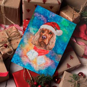 Englischer Cocker Spaniel Hund Weihnachten