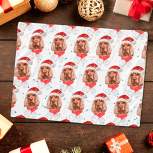 Englischer Cocker Spaniel Hund Weihnachten Fleecedecke