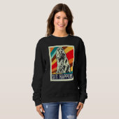 Englischer Cocker Spaniel Hundezucht Sweatshirt (Vorne ganz)