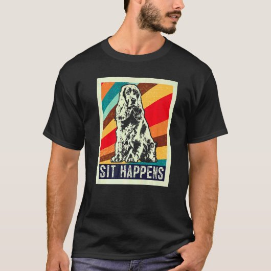 Englischer Cocker Spaniel Hundezucht T-Shirt (Vorderseite)