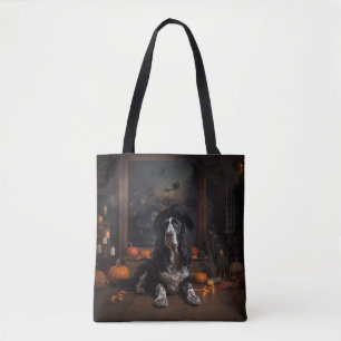 Englischer Cocker Spaniel Kürbisse Halloween Gruse Tasche