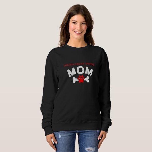 Englischer Cocker Spaniel Mutter Cocker Besitzer H Sweatshirt (Vorne ganz)
