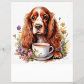 Englischer Cocker Spaniel weggeflogen - Flyer (Hinten)