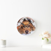 Englischer Cocker Spanier Hund Runde Wanduhr (Zuhause)