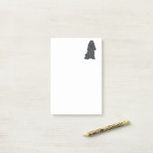 Englischer Cockerspaniel-HundeCartoon Post-it Klebezettel (Auf Schreibtisch)