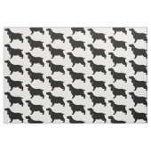 Englischer Cockerspaniel in der Silhouette Stoff (Fat Quarter (45,7 x 55,9 cm))