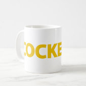 Englischer Cockerspaniel-Vater Kaffeetasse (Vorderseite Links)