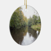 Englischer Fluss Keramik Ornament (Rechts)