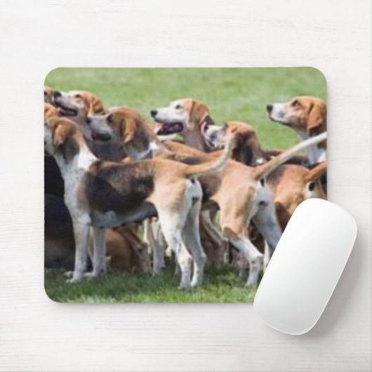 Englischer Foxhound Mousepad (Mit Mouse)