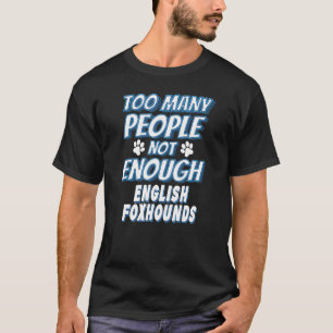 Englischer Foxhound-Rasse Hundebesitzer Hund T-Shirt