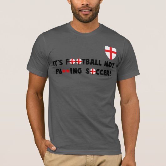 Englischer Fußball T-Shirt (Vorderseite)