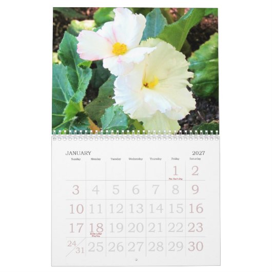 Englischer Garten-Blumenkalender 2014 Kalender (Jan 2027)