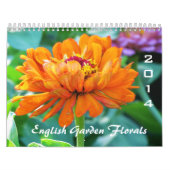 Englischer Garten-Blumenkalender 2014 Kalender (Titelbild)