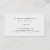 Englischer Garten bunt Blume Kranz Geschäft kann Visitenkarte (Rückseite)