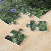 Englischer Garten, farbenfroh, Blume Grenze Puzzle (Seite)