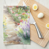 Englischer Garten Geschirrtuch (Viertel Falte)