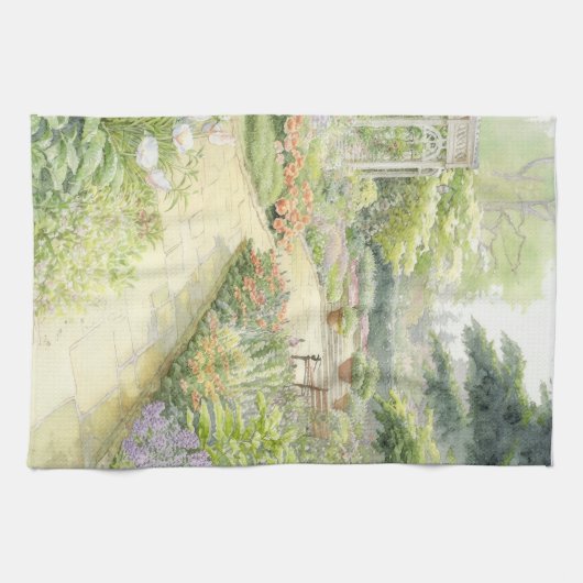Englischer Garten Geschirrtuch (Horizontal)
