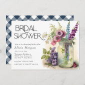 Englischer Garten | HÜTTE BLUME BRAUTPARTY Einladung (Vorne/Hinten)