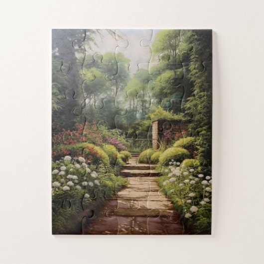 Englischer Garten Puzzle (Vertikal)