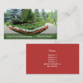 Englischer Garten-Rasen u. Visitenkarte (Vorne/Hinten)